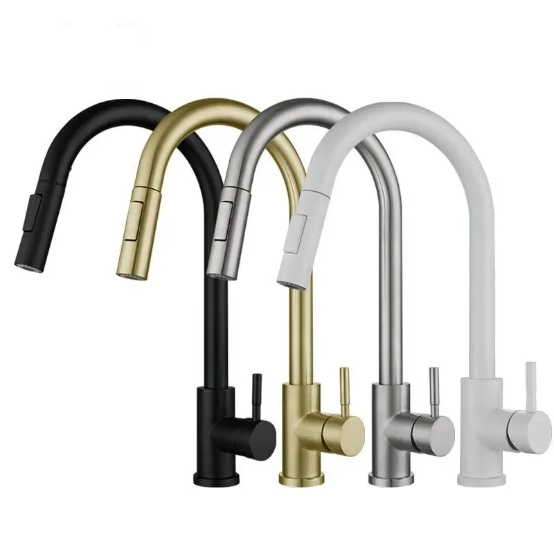 Commercial Kitchen Mixer Tap - Black Kitchen Faucet Two Function Single
