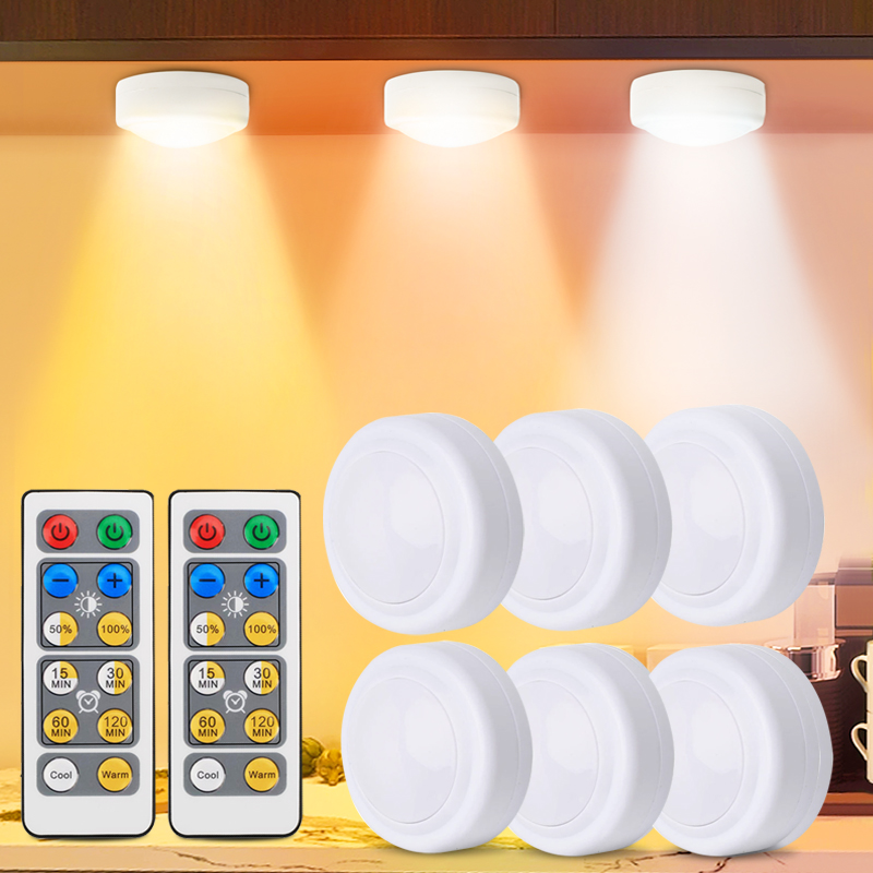 Commercial Kitchen Lights - 3 Color Under Cabinet Light Wireless