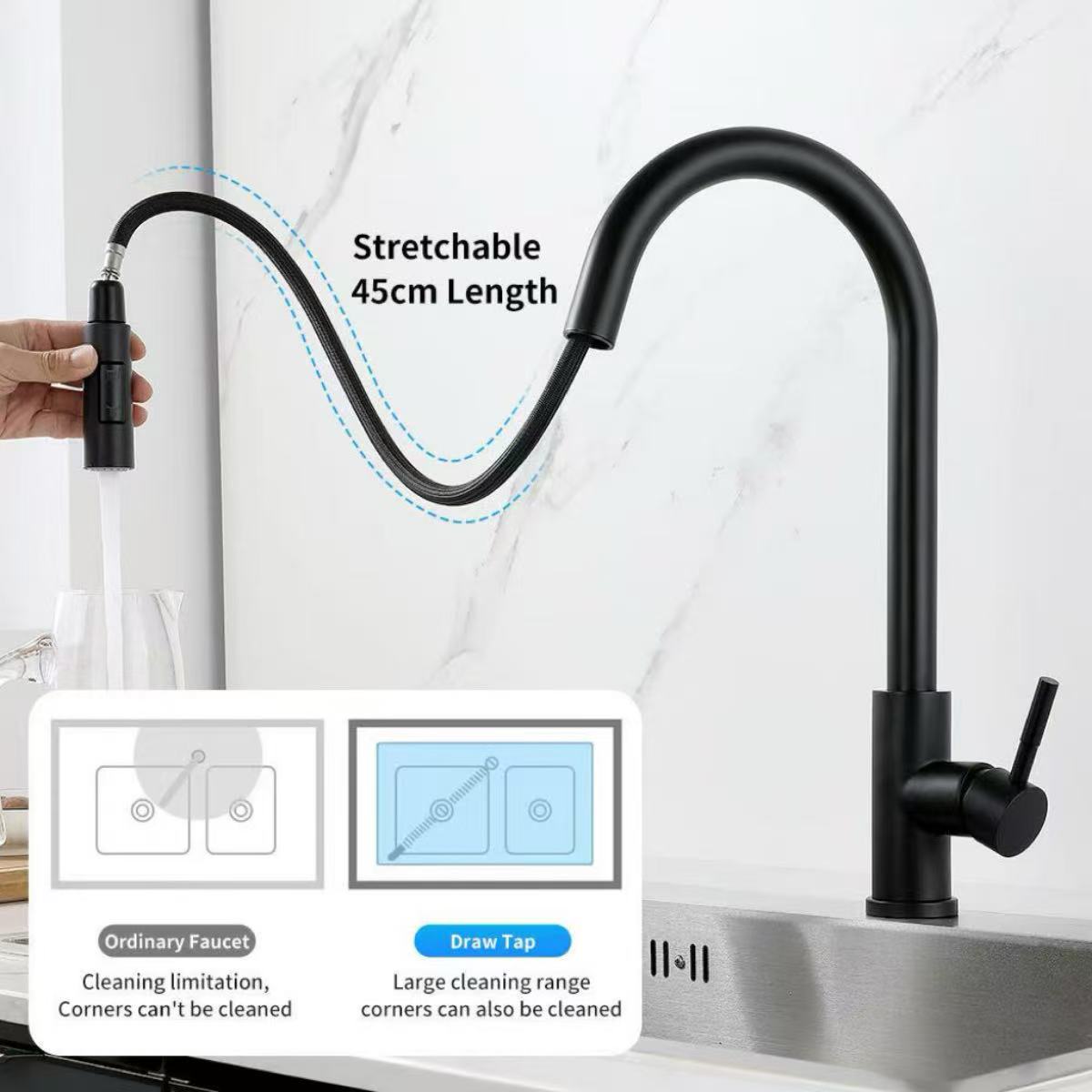 Kitchen Faucet Single Hole Pul - đánh giá và giá Commercial Kitchen Mixer Tap