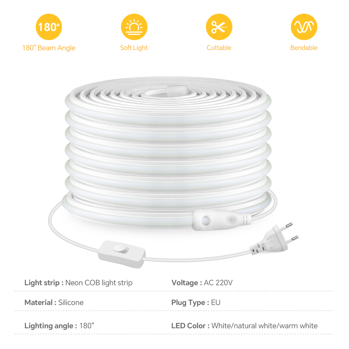 220V COB Led Strip High Densit - đánh giá và giá Commercial Kitchen Lights