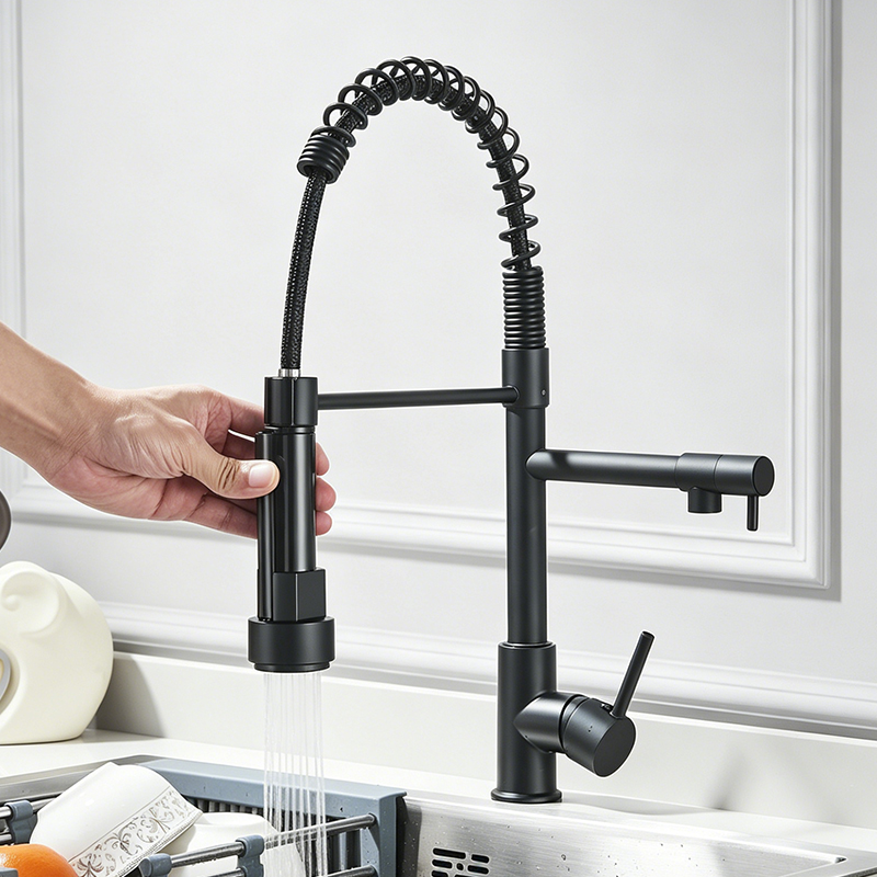 Rozin Black Kitchen Faucet Spr - đánh giá và giá Commercial Kitchen Mixer Tap