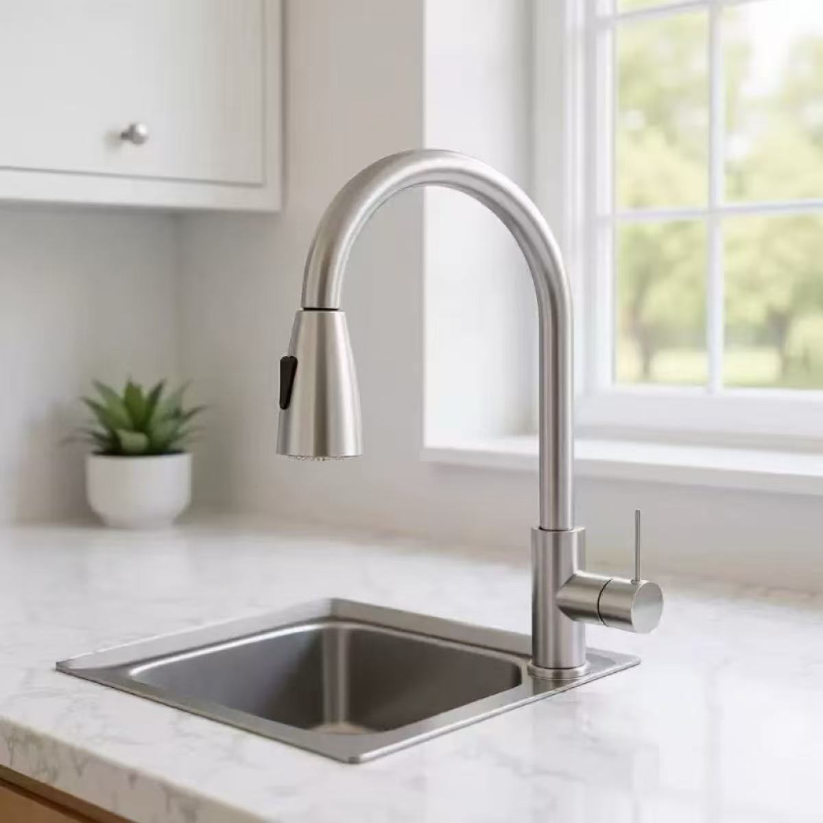 Kitchen Faucet Single Hole Pul - đánh giá và giá Commercial Kitchen Mixer Tap
